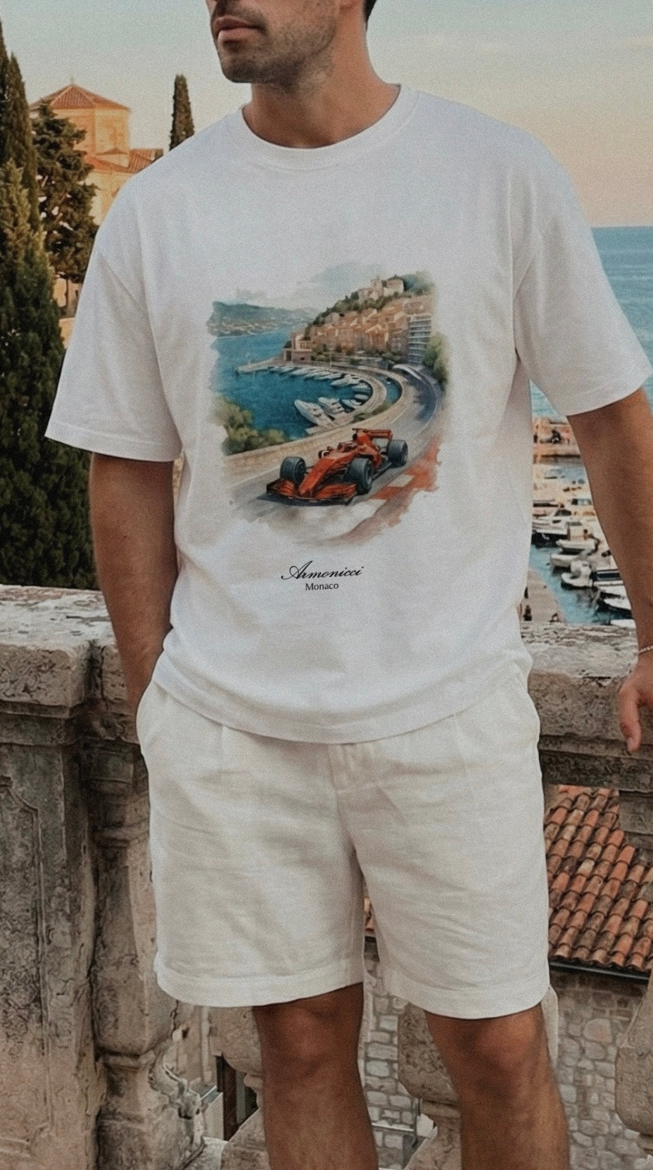 Monaco Print T-Shirt