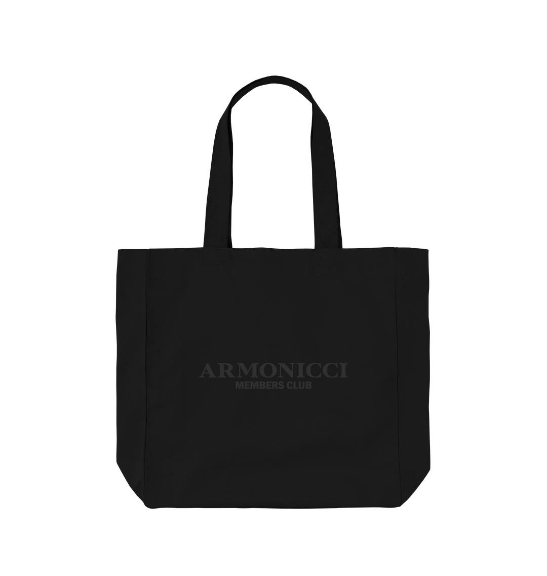 Black Printed Bag