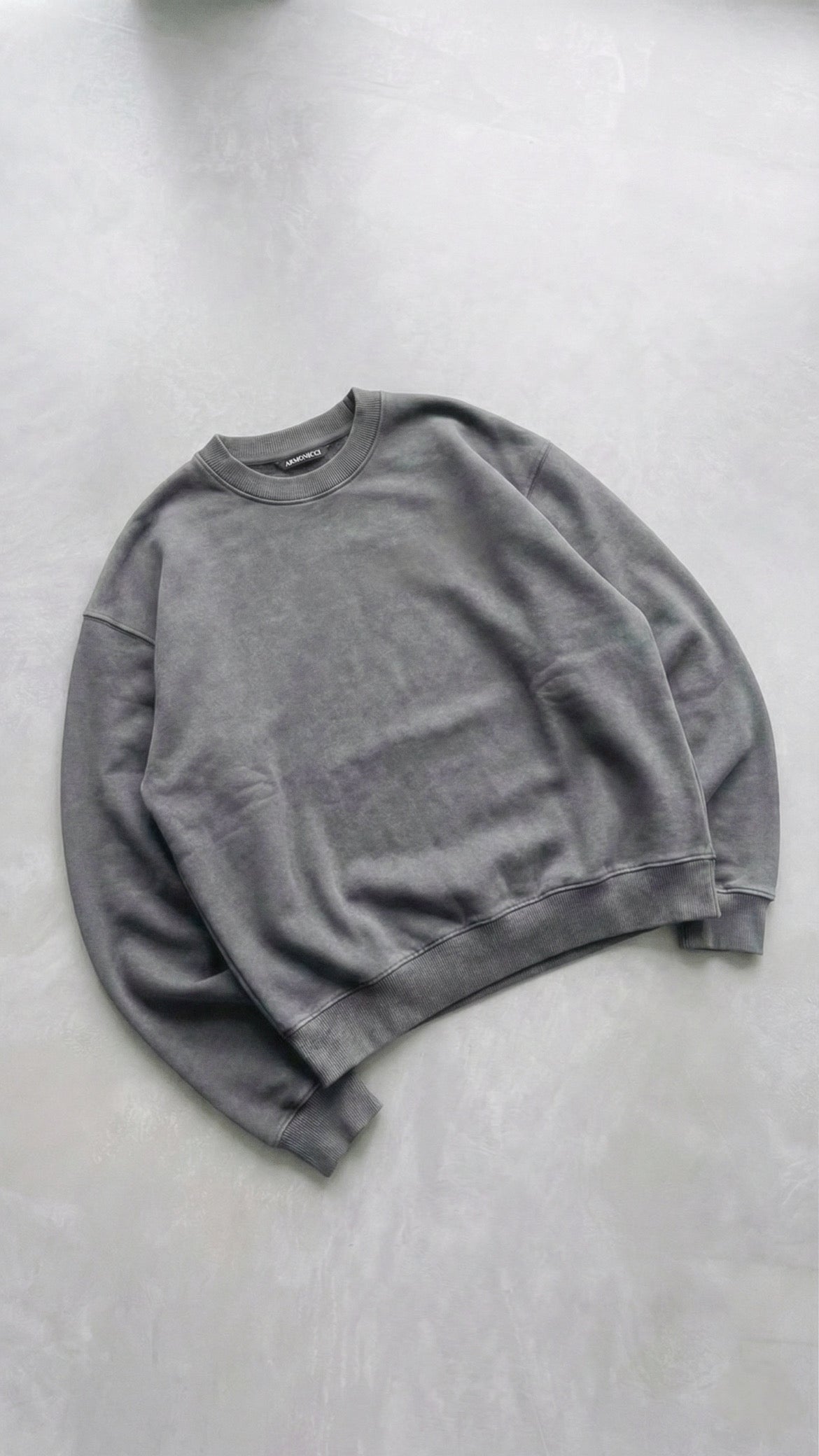 Heavyweight Washed Minimal Sweatshirt