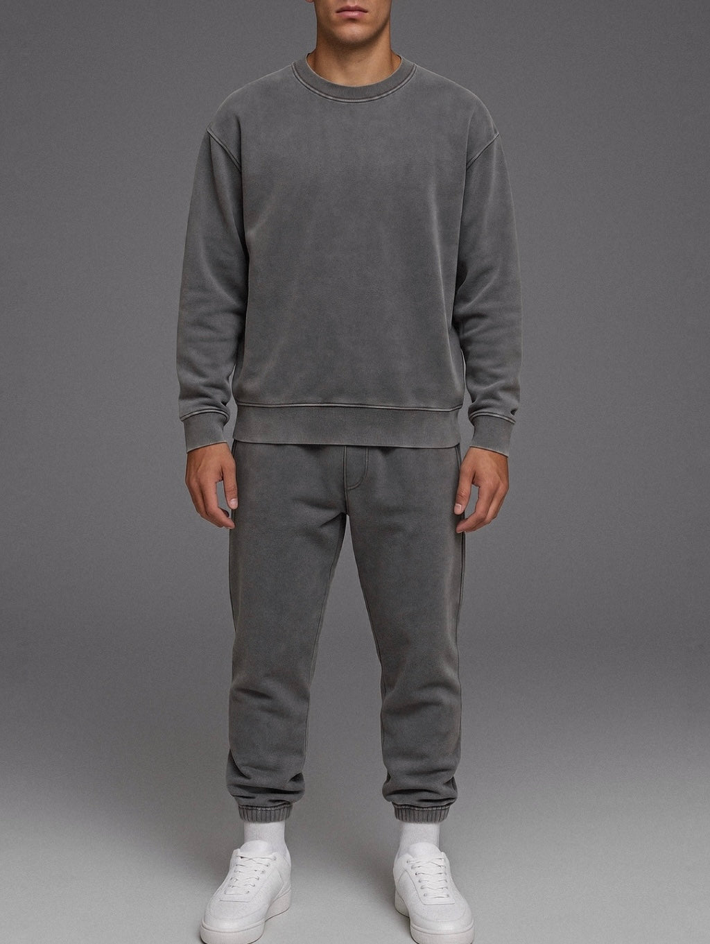 Heavyweight Washed Minimal Sweatshirt