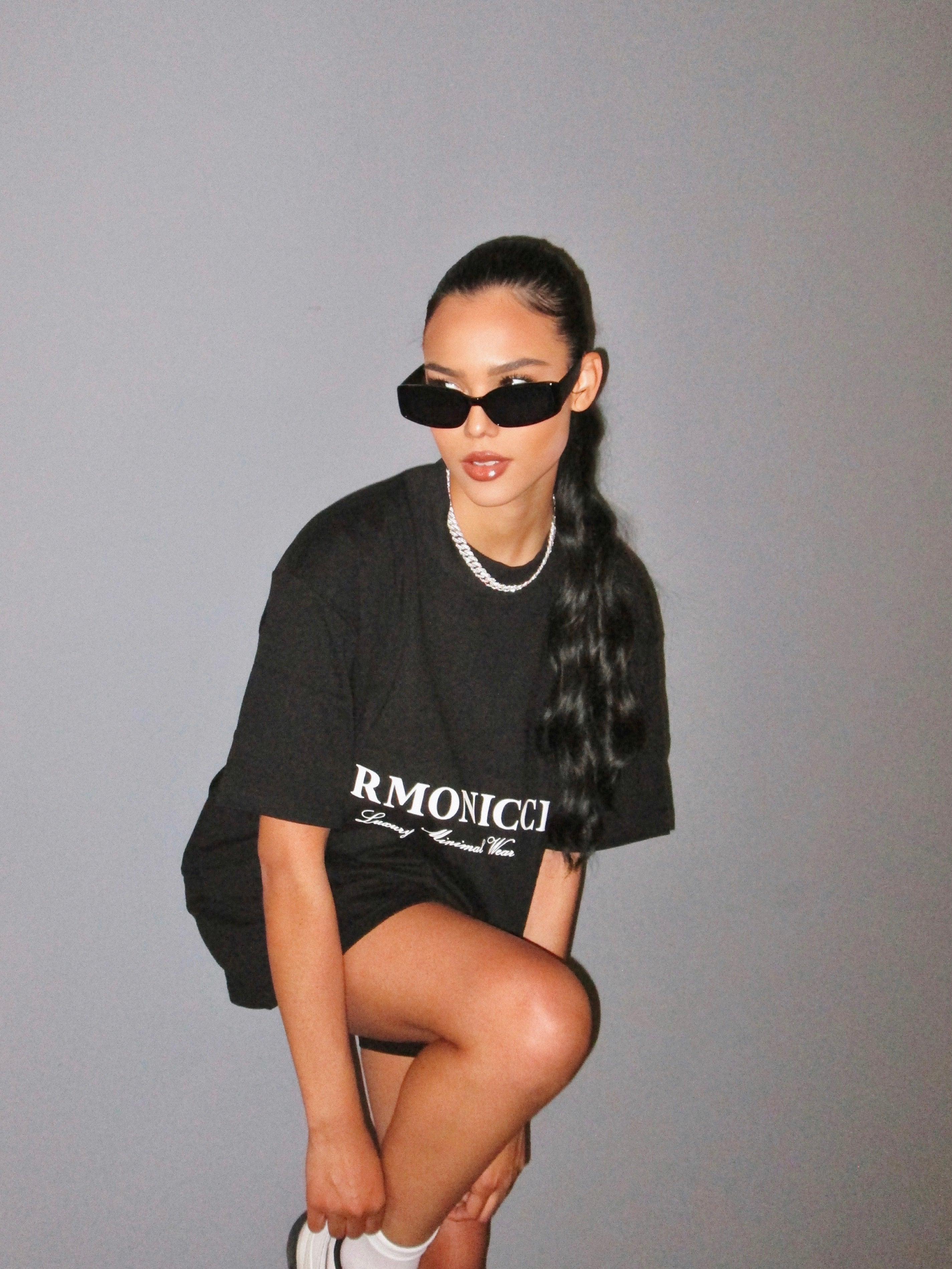 Black Rectangular Sunglasses