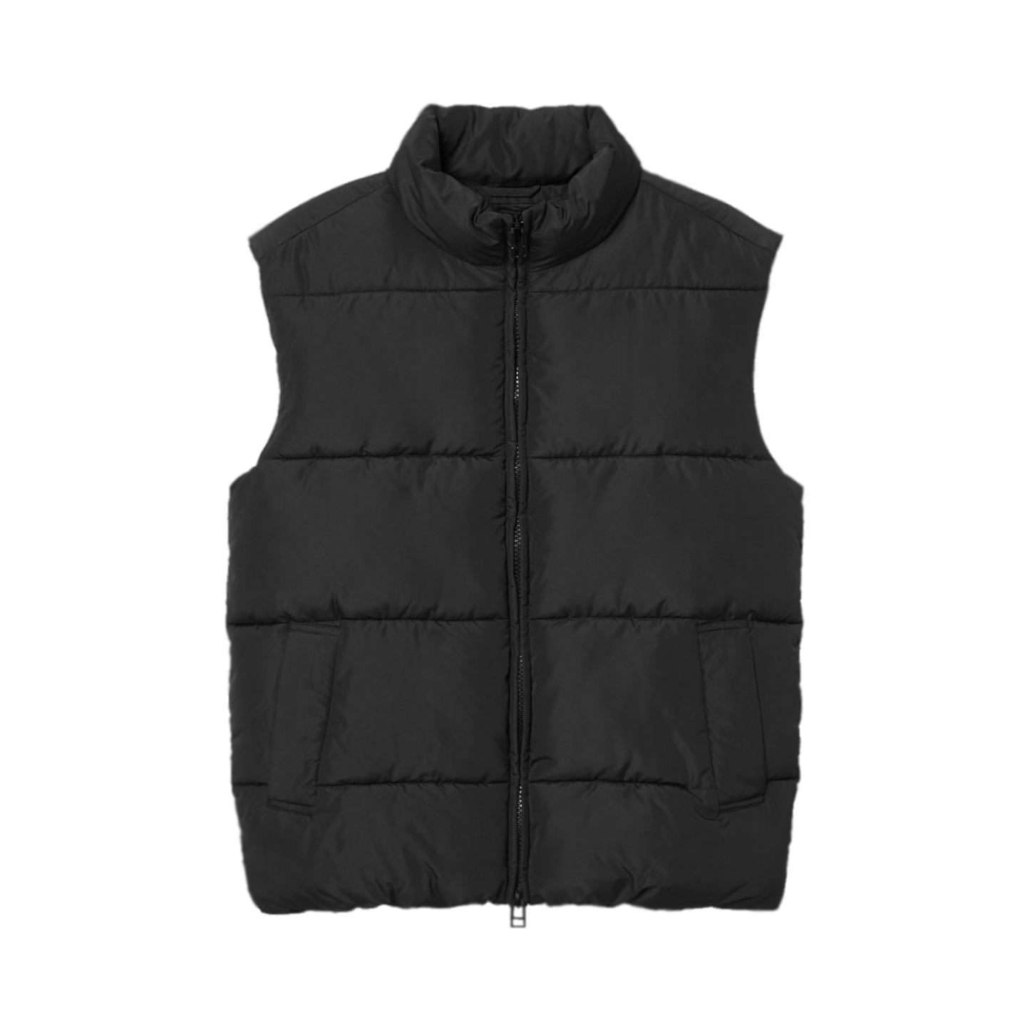 Black Puffer Gilet