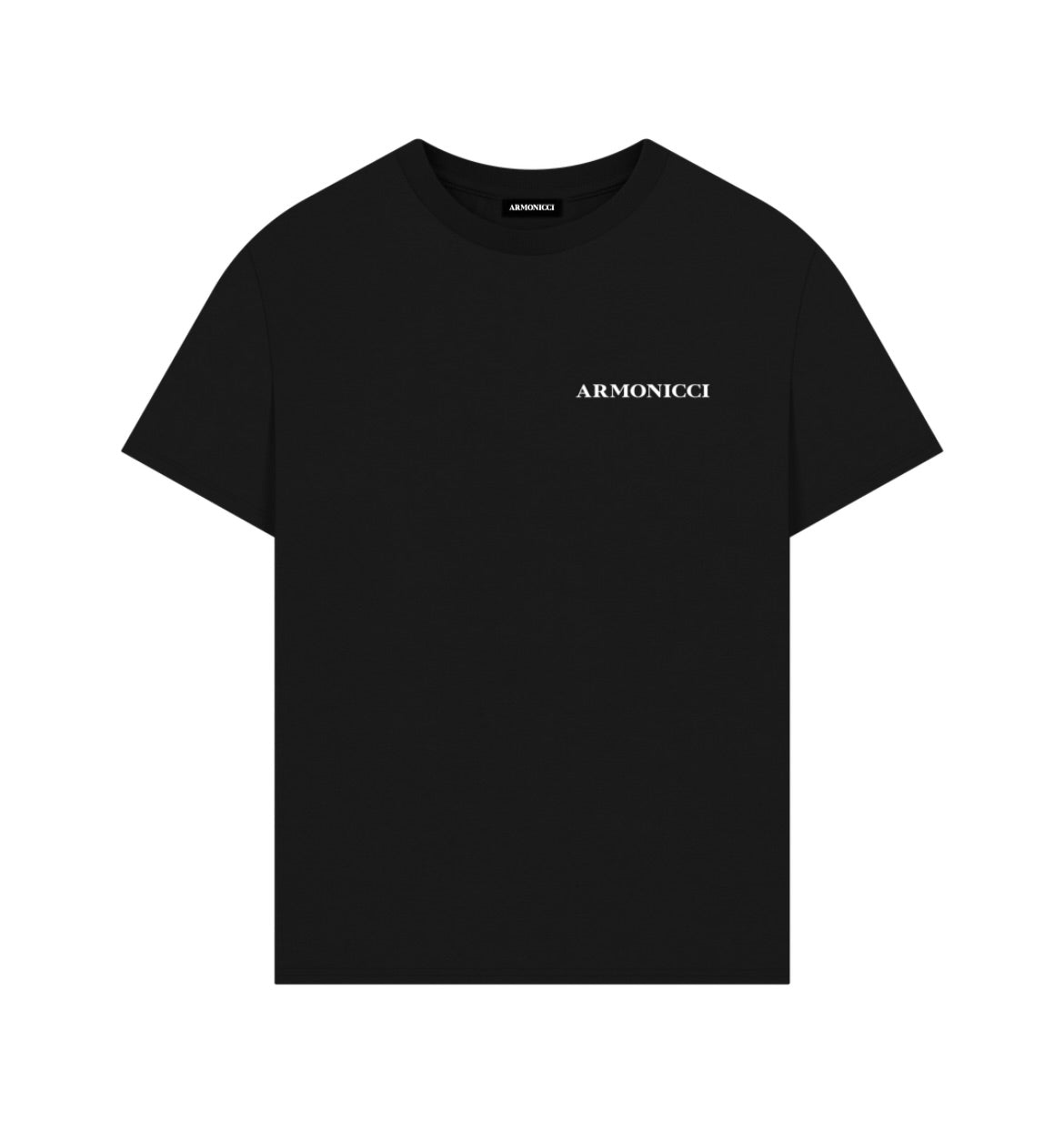 Oversized Jet Black Members Club T-Shirt
