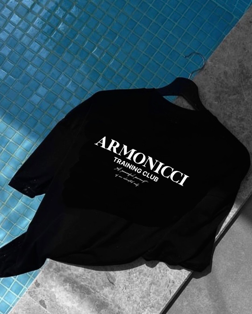 Oversized Black Training Club T-Shirt