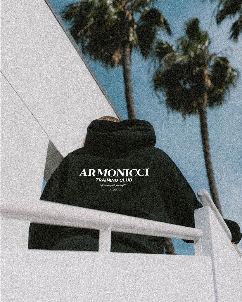 Oversized Black Training Club Hoodie