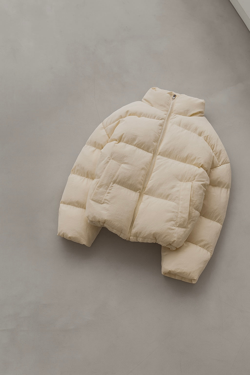 Cream Puffer Jacket