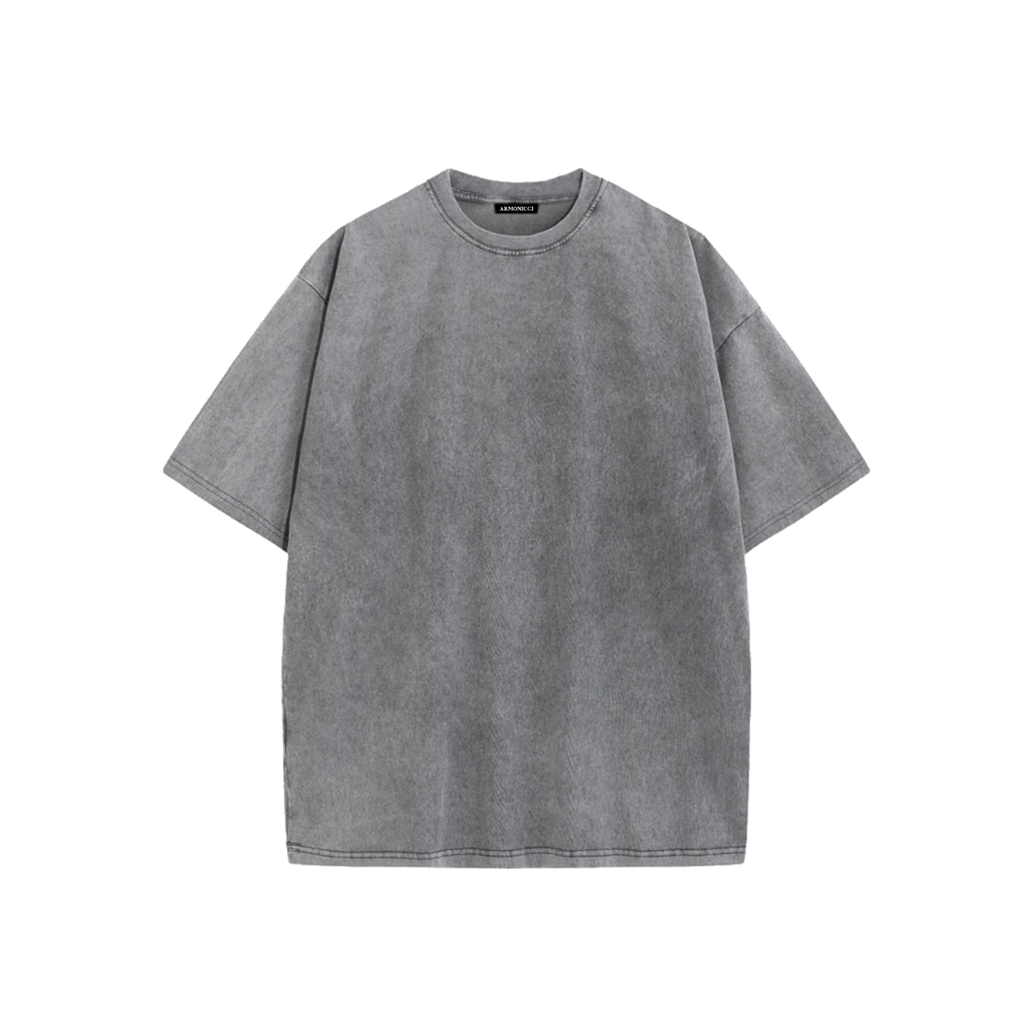 Heavyweight Washed Grey Minimal T-Shirt