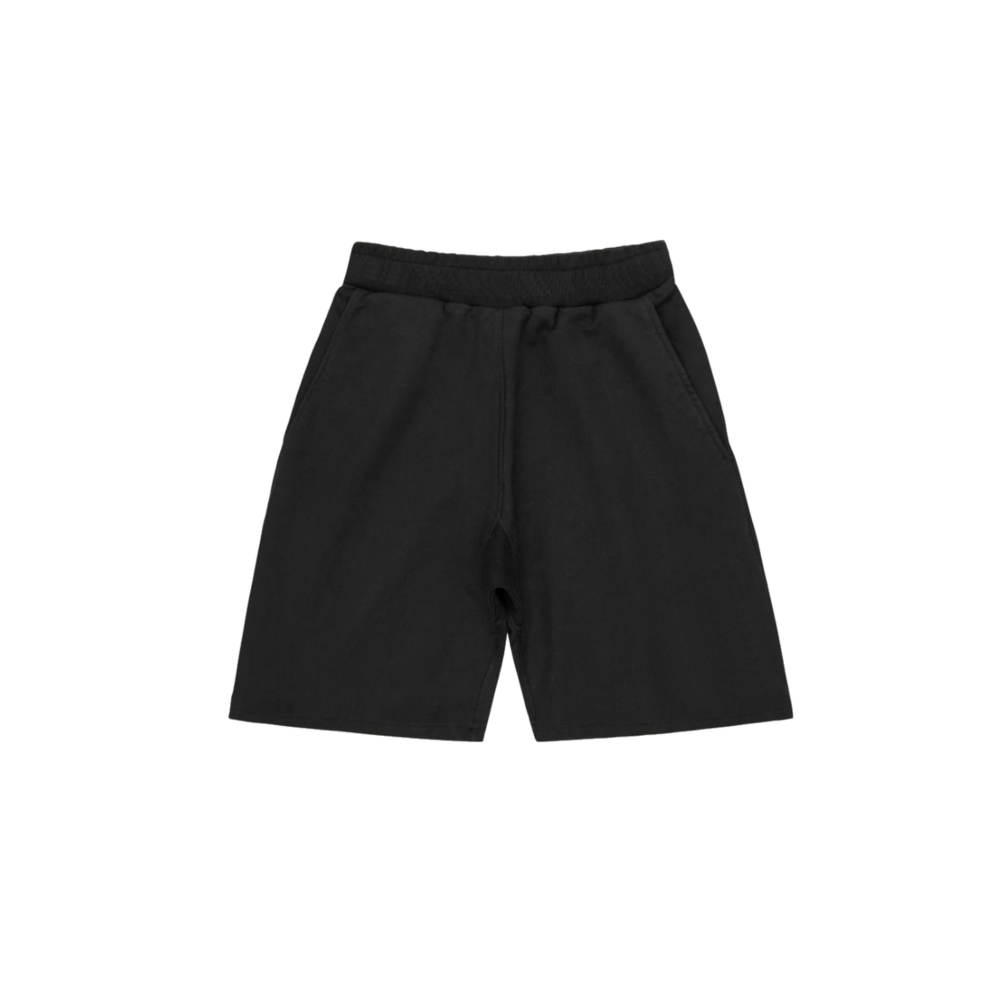 Jet Black Minimal Jersey Shorts