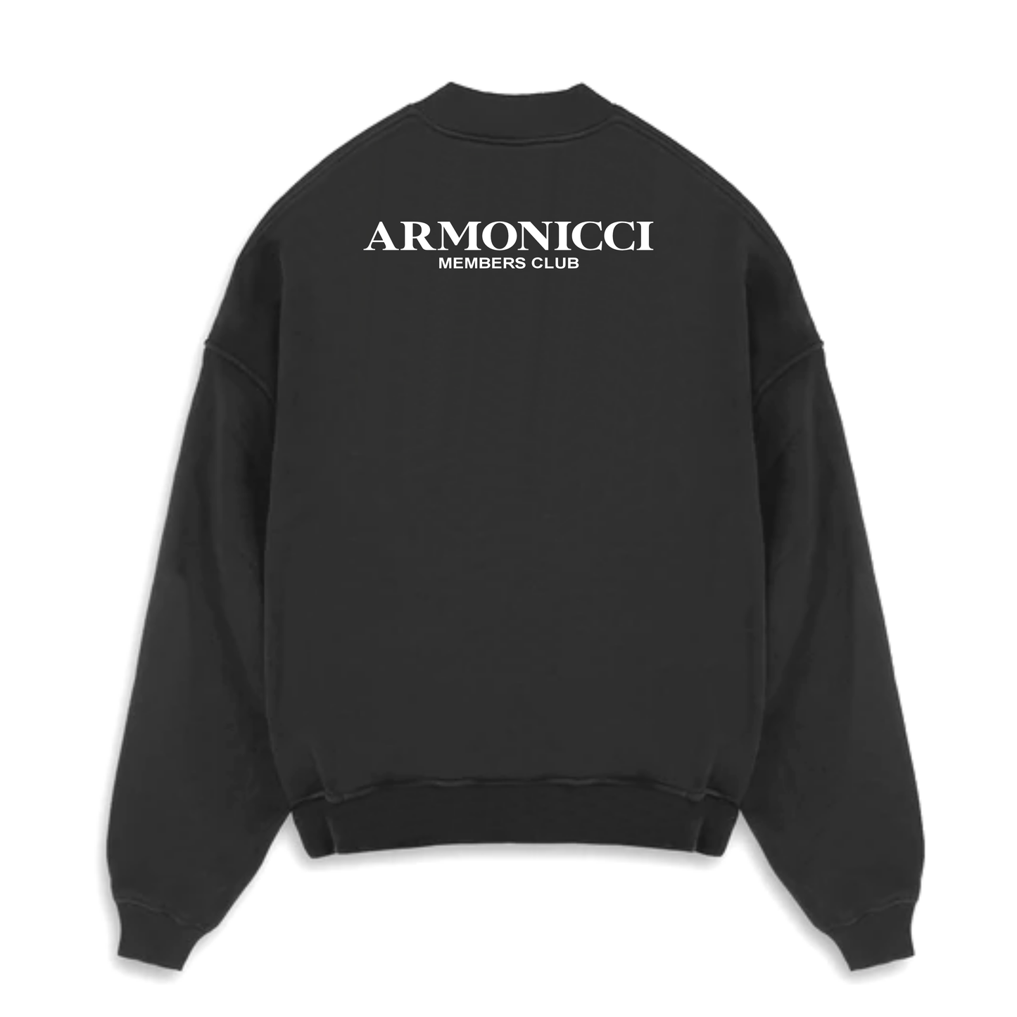 Heavyweight Jet Black Members Club Sweatshirt