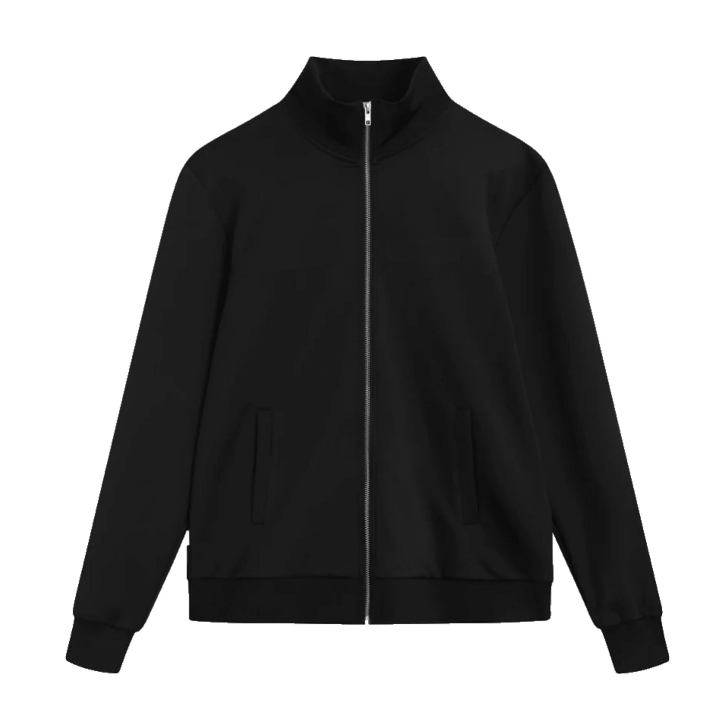Black Silky Track Jacket