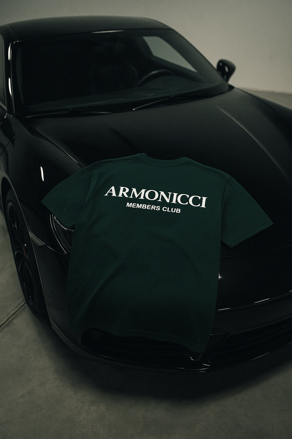 Oversized Royal Green Members Club T-Shirt