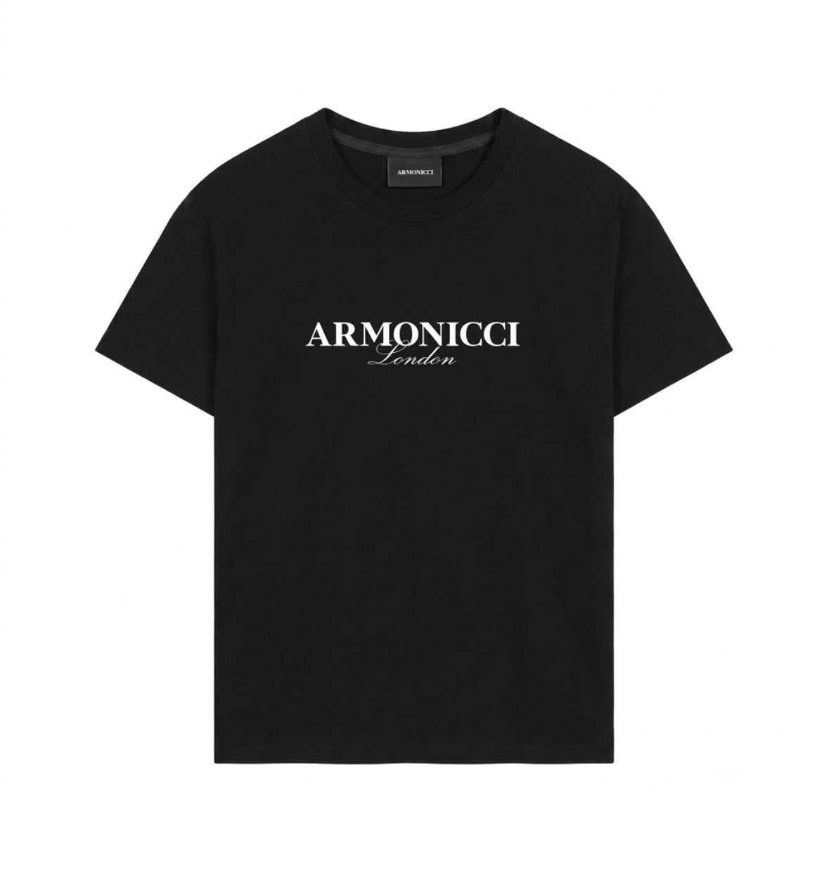 Oversized Jet Black London T-Shirt
