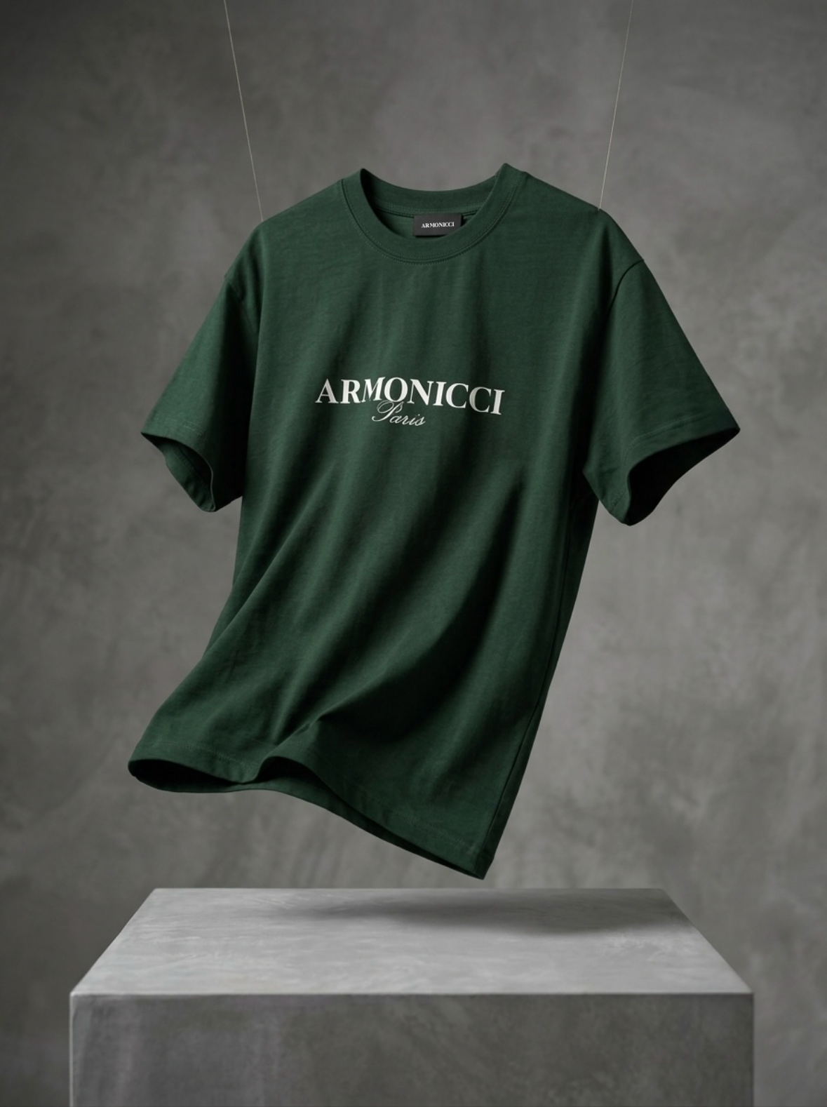 Oversized Royal Green Paris T-Shirt