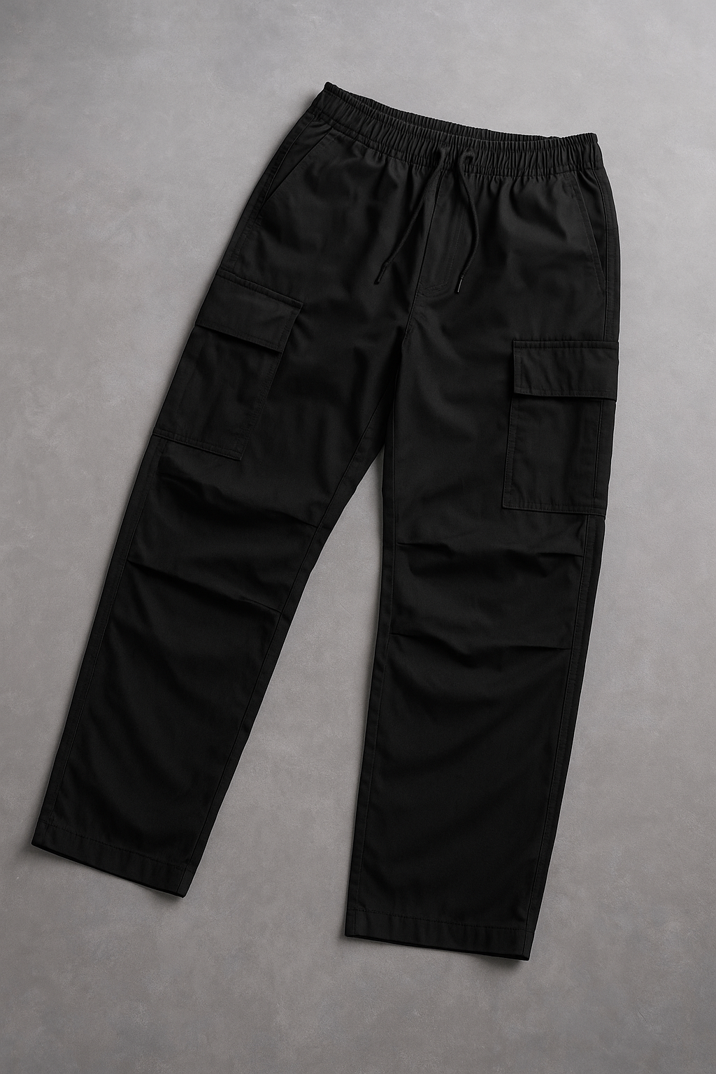 Black Utility Cargo Pants