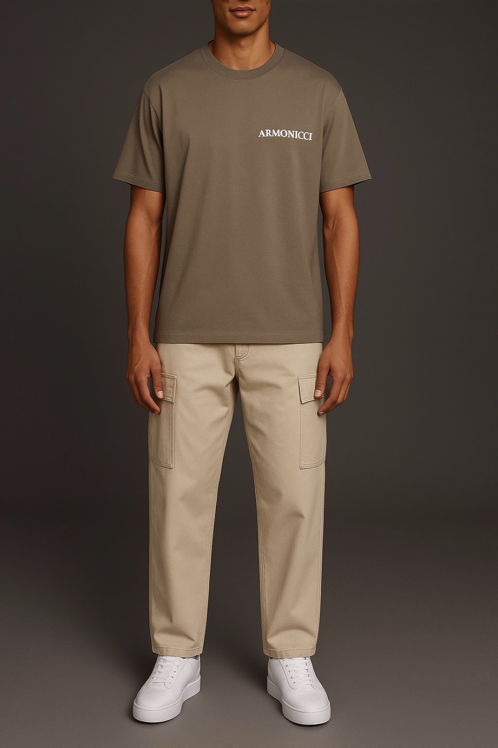Oversized Vintage Brown Original T-Shirt