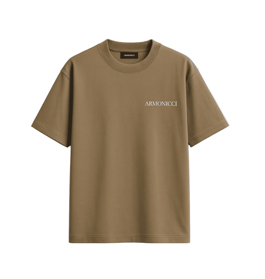 Oversized Coffee Brown Original T-Shirt