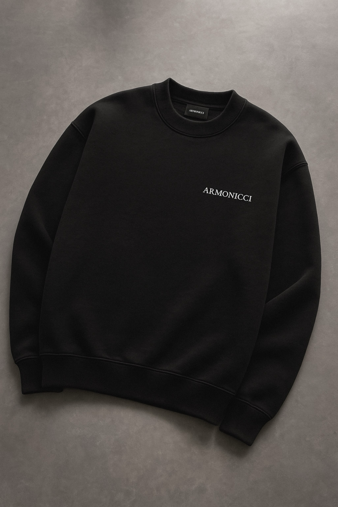 Heavyweight Jet Black Members Club Sweatshirt