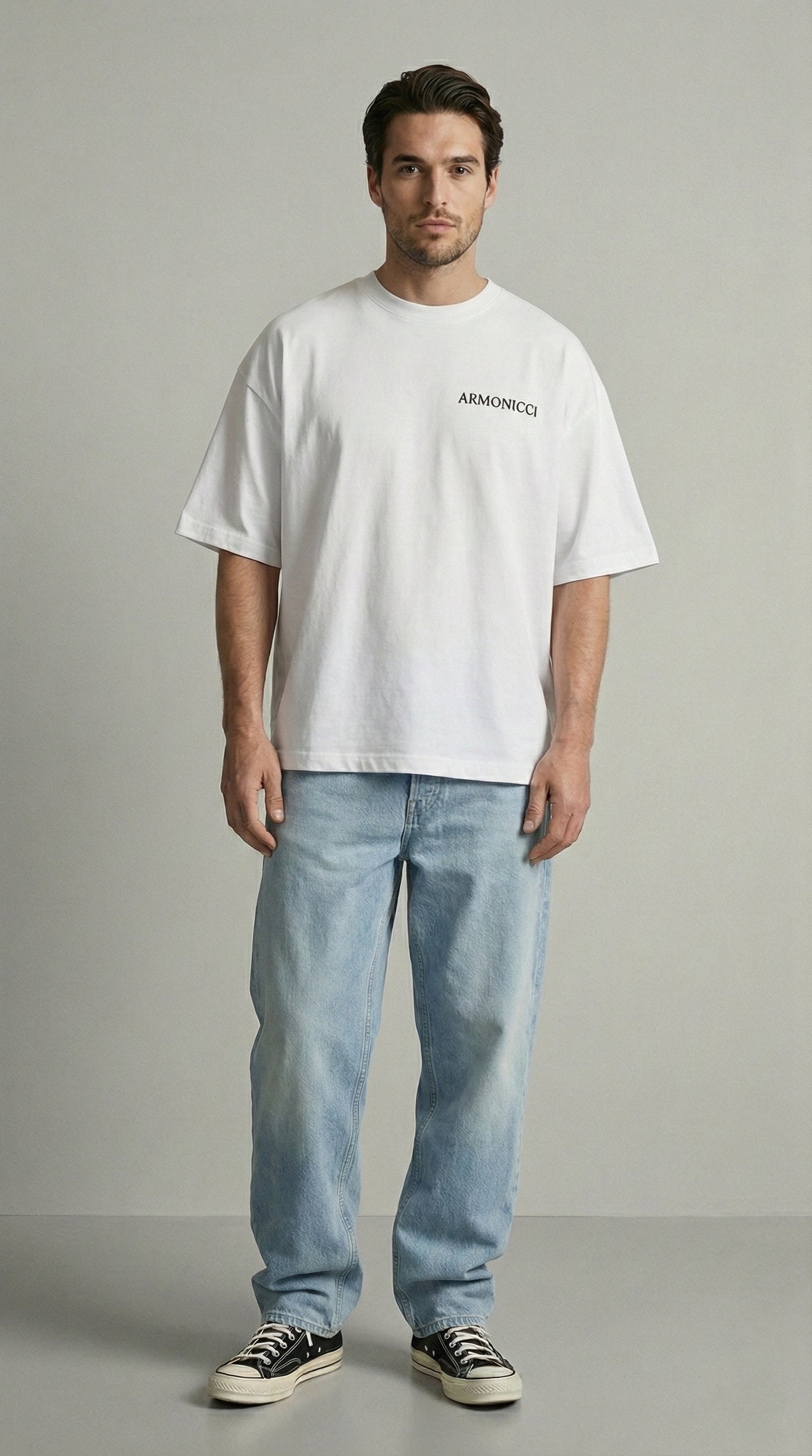Oversized Pure White Original T-Shirt