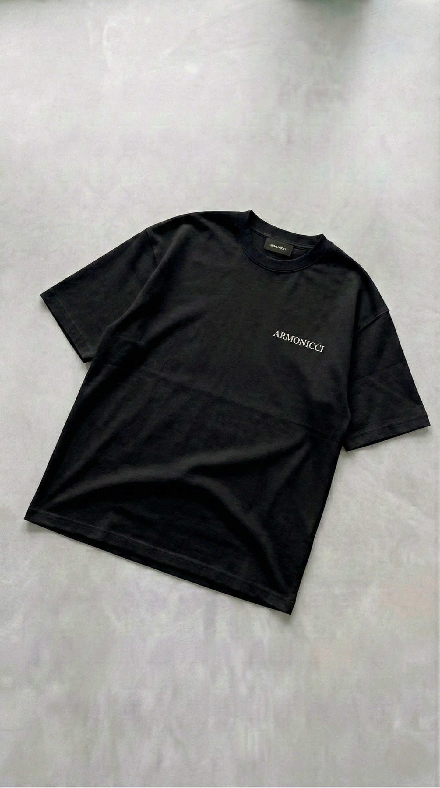 Oversized Jet Black Original T-Shirt