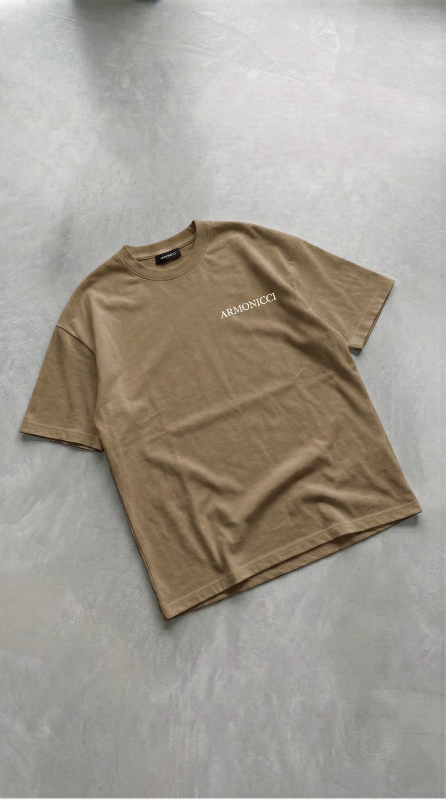 Oversized Coffee Brown Original T-Shirt