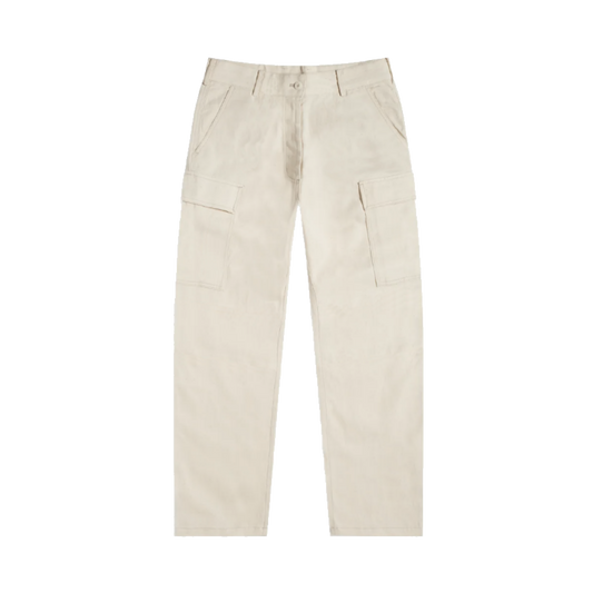 Cream Utility Cargo Pants