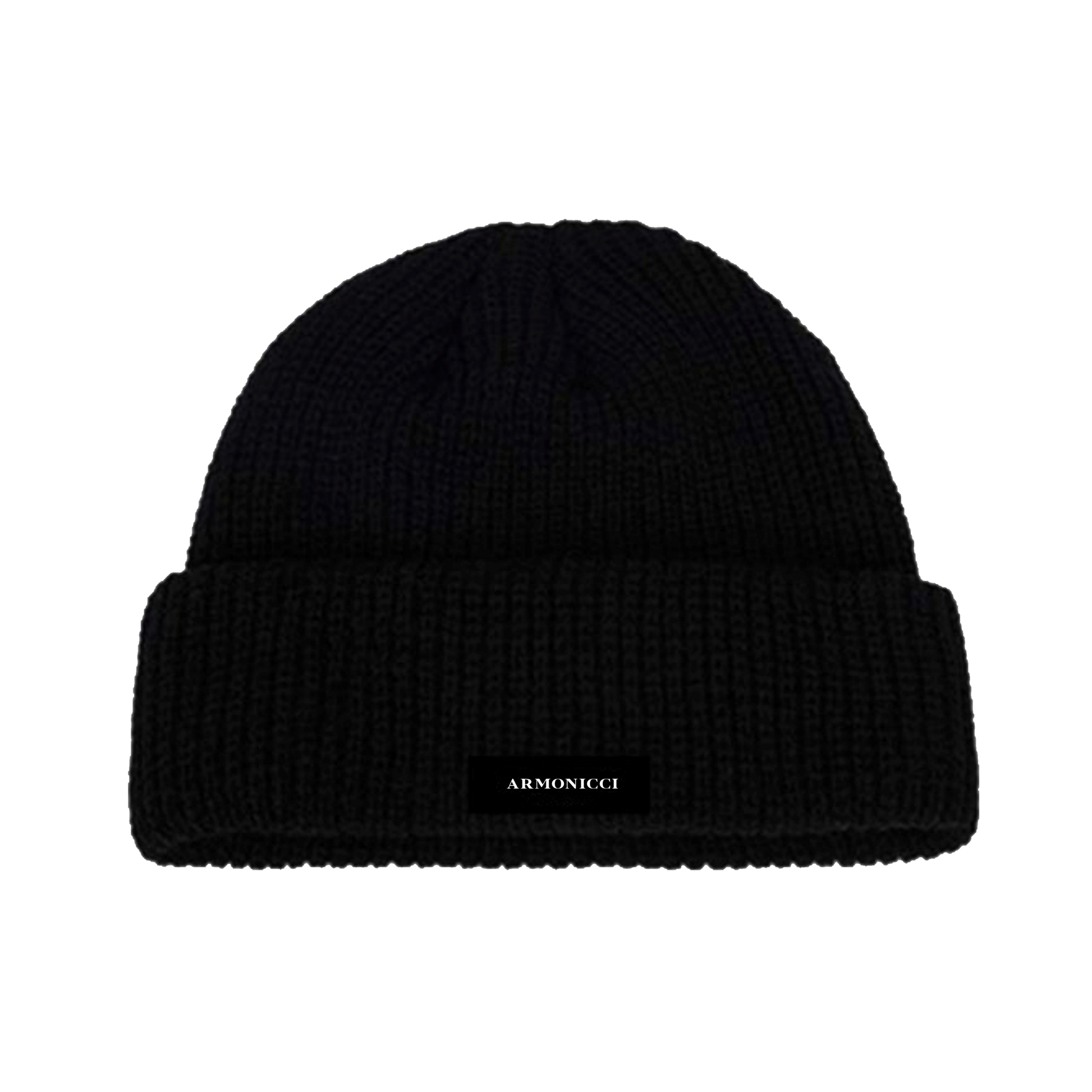 black beanie hat