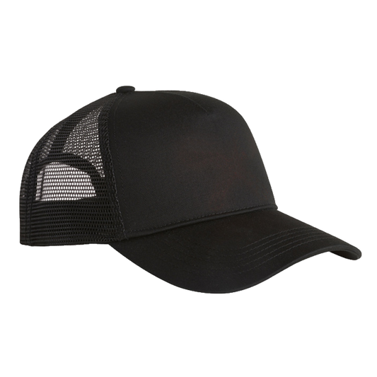 black mens trucker cap