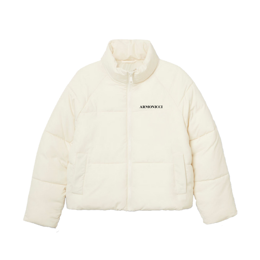 cream puffer jacket