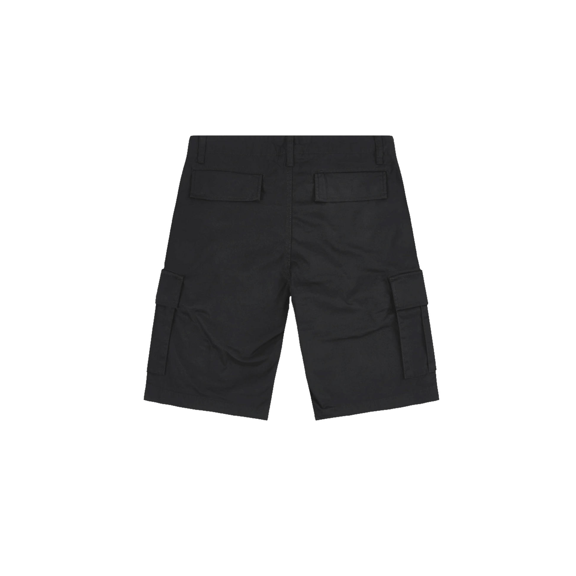 premium black cargo shorts