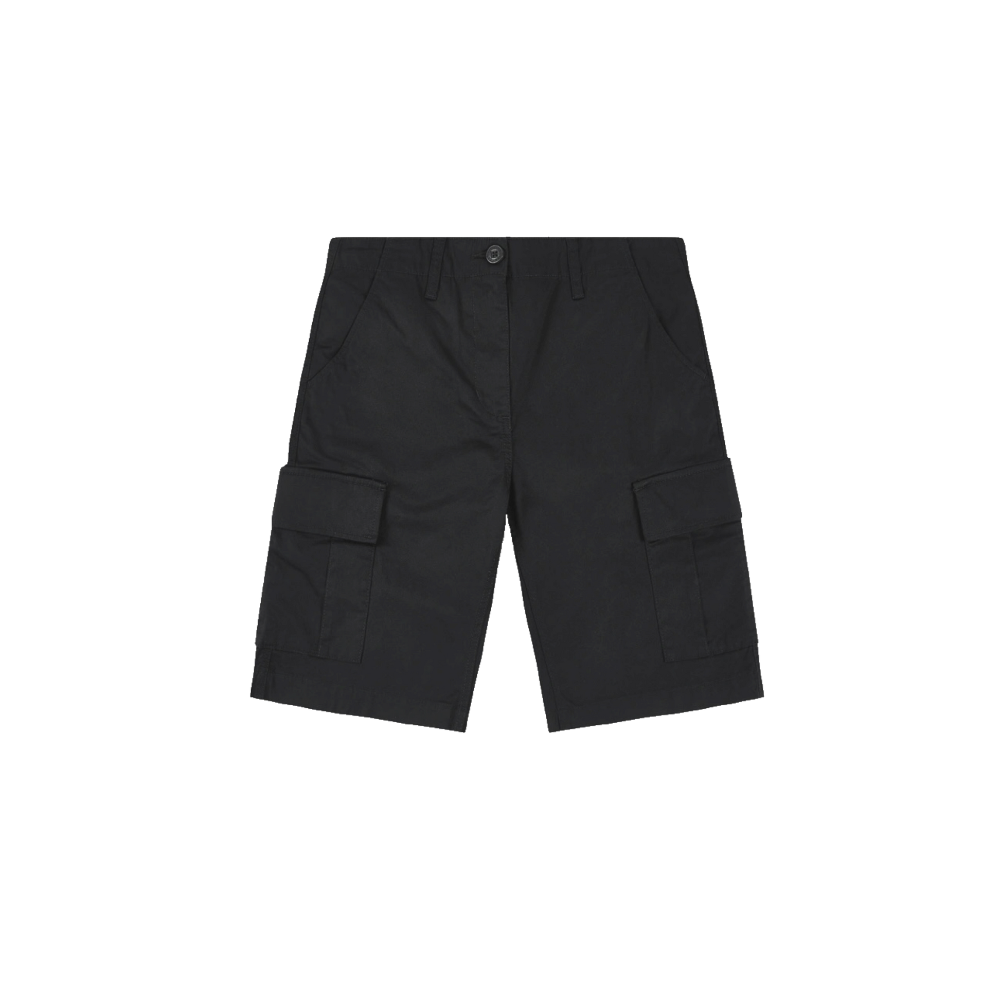 black cargo shorts