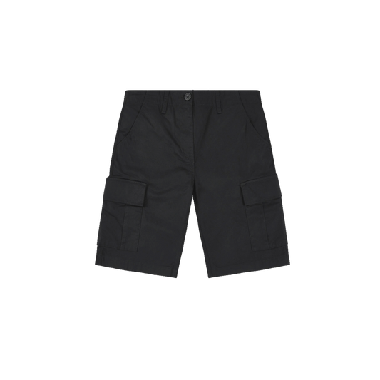 black cargo shorts