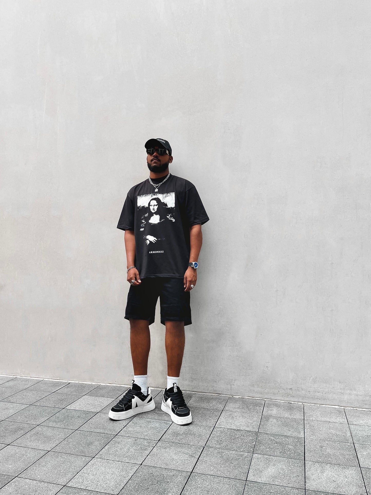 high crewneck t shirt mens