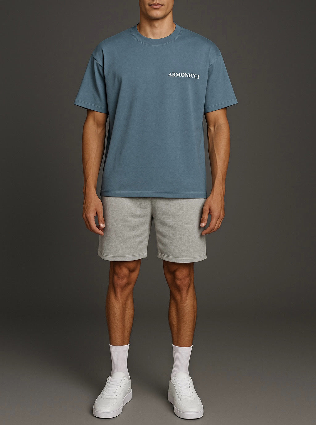 Oversized Stone Blue Original T-Shirt