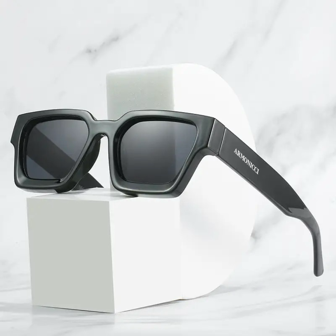 Black Original Square Sunglasses