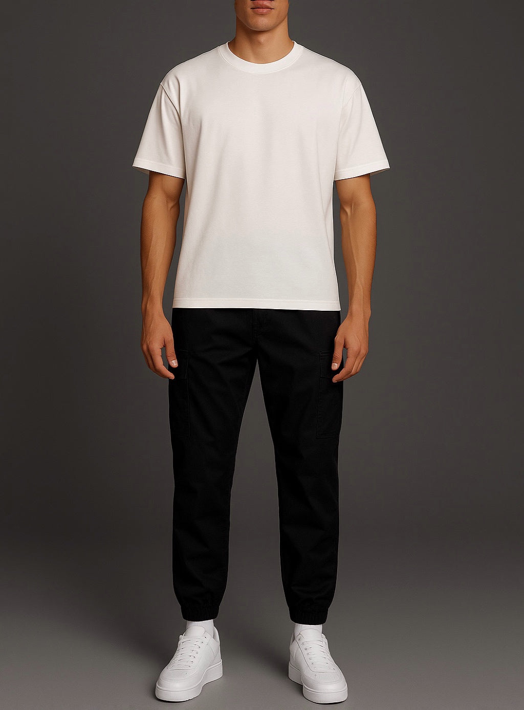 Black Technical Cargo Pants