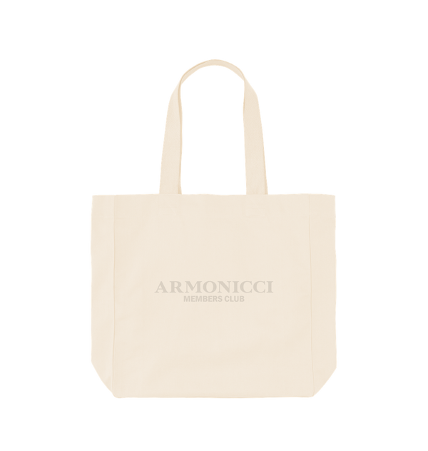 Vintage Beige Members Club Tote Bag