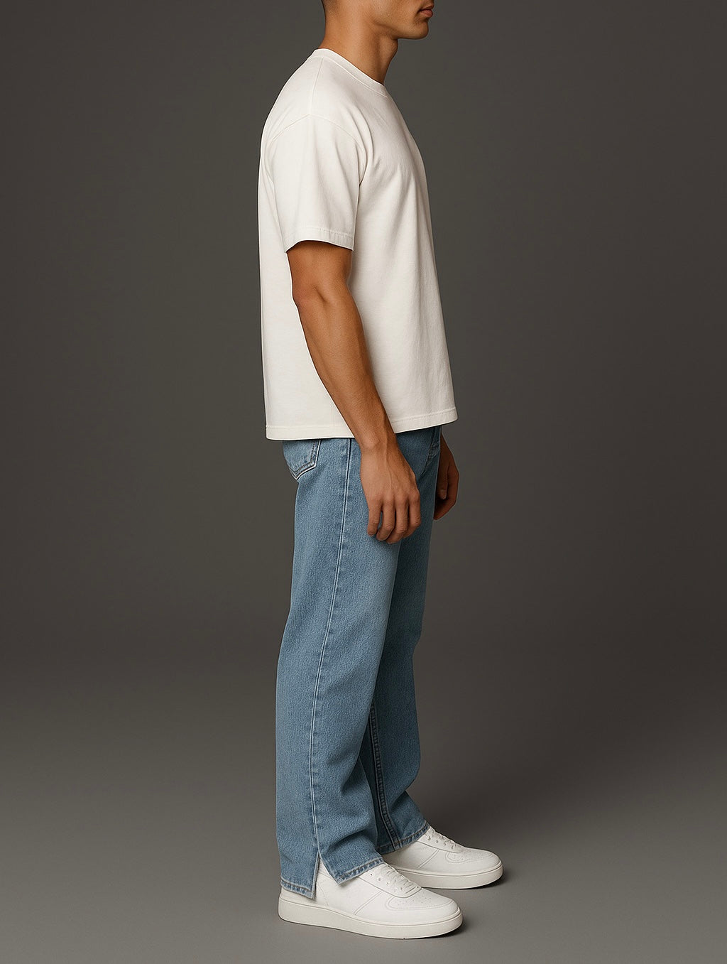 Split Blue Jeans
