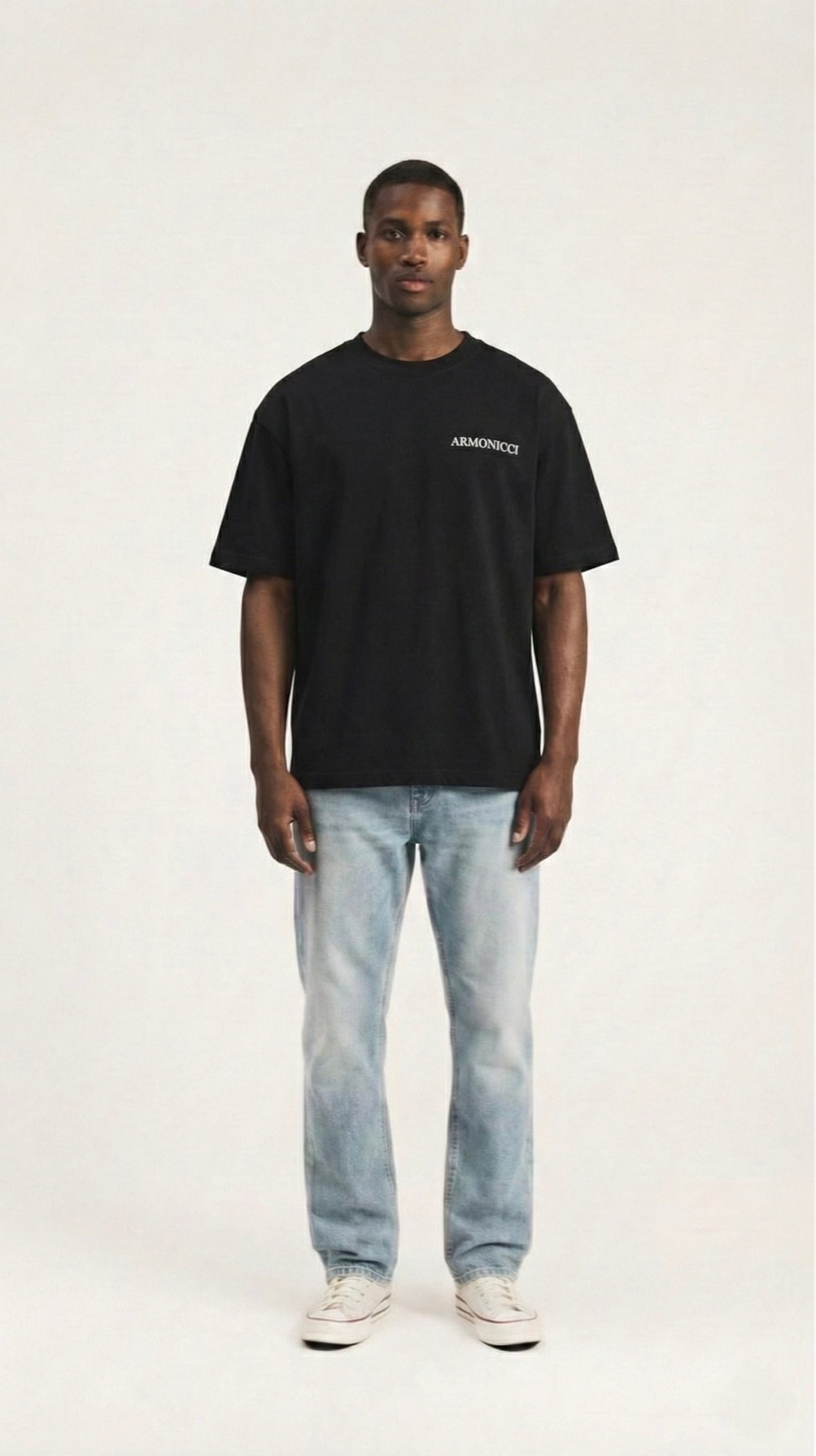 Oversized Jet Black Original T-Shirt