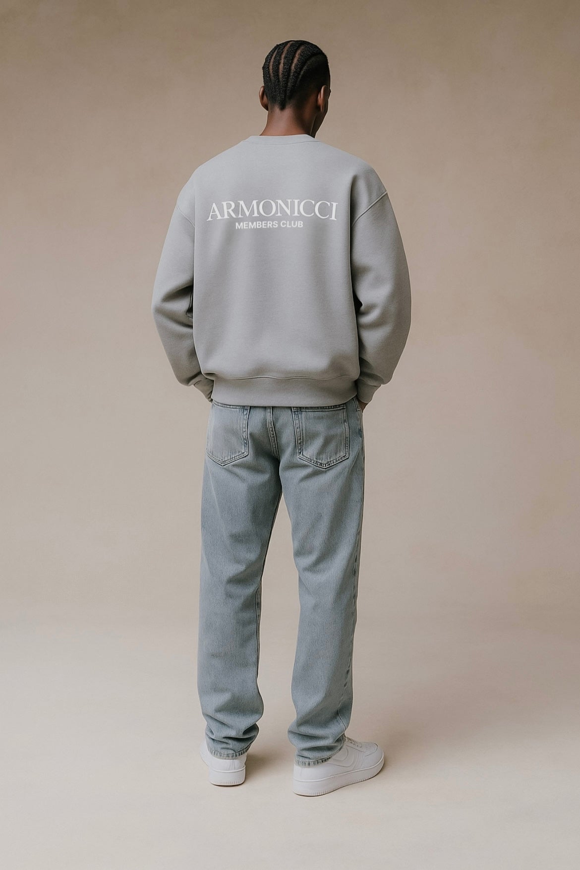 Heavyweight Athletic Grey Members Club Sweatshirt