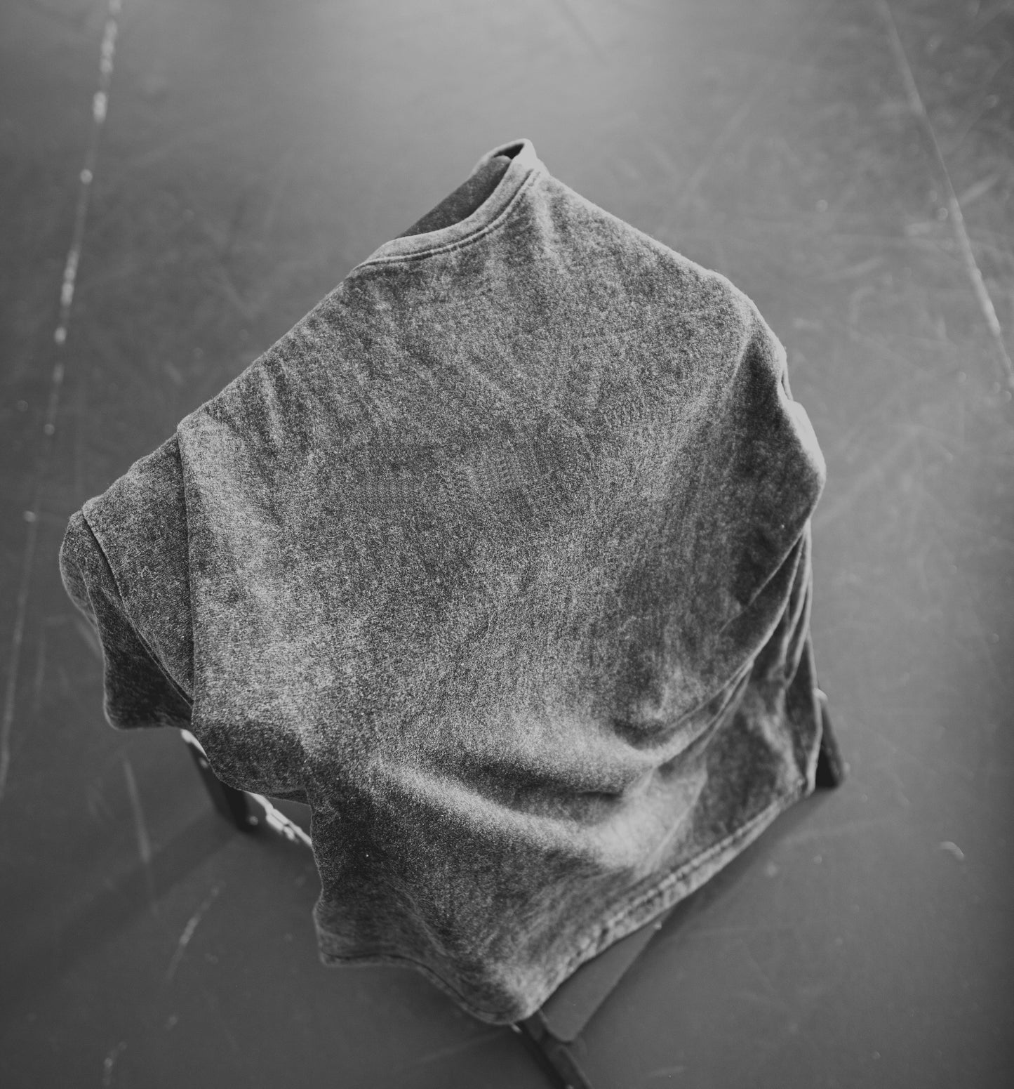 Heavyweight Washed Grey Minimal T-Shirt