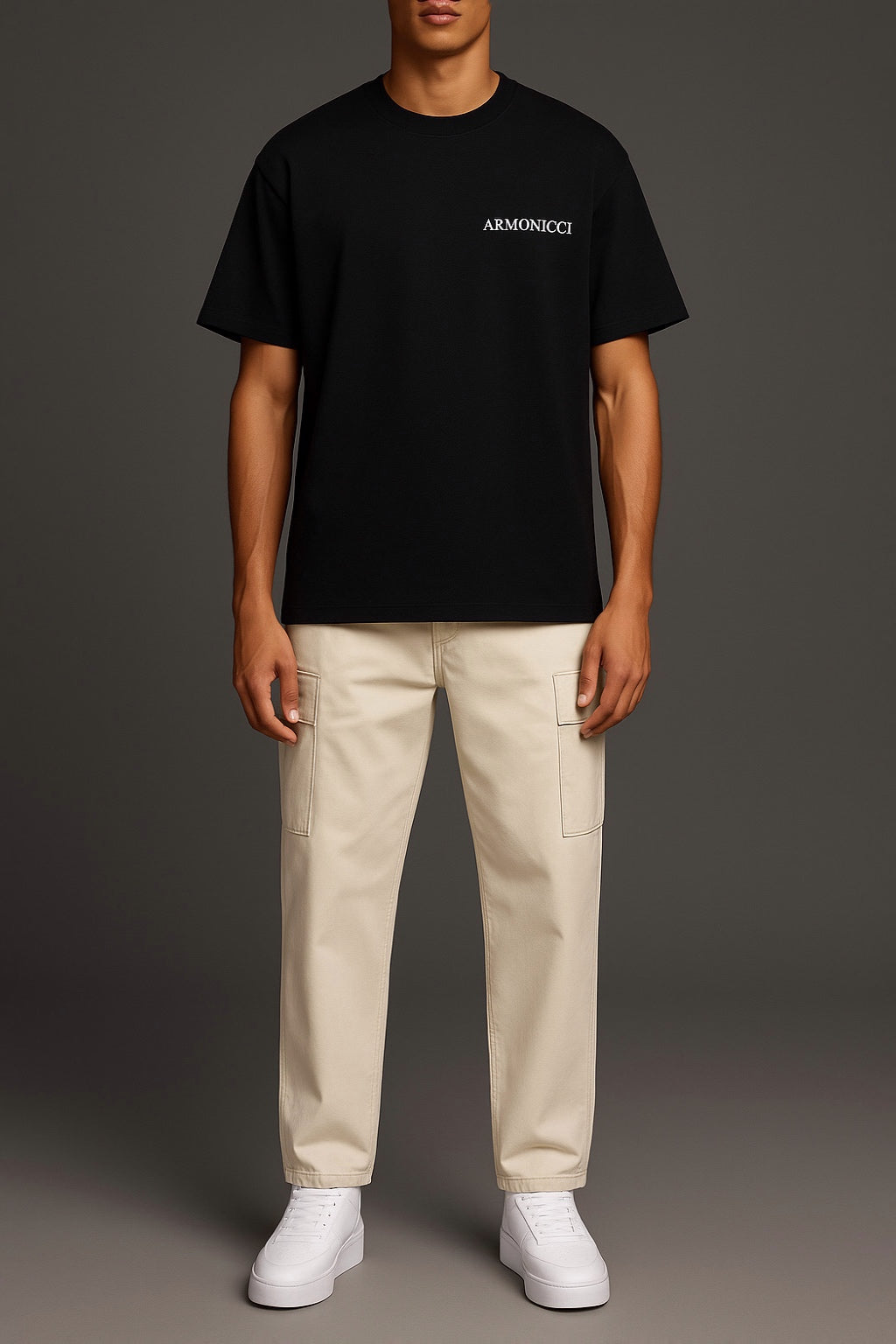 Oversized Jet Black Original T-Shirt