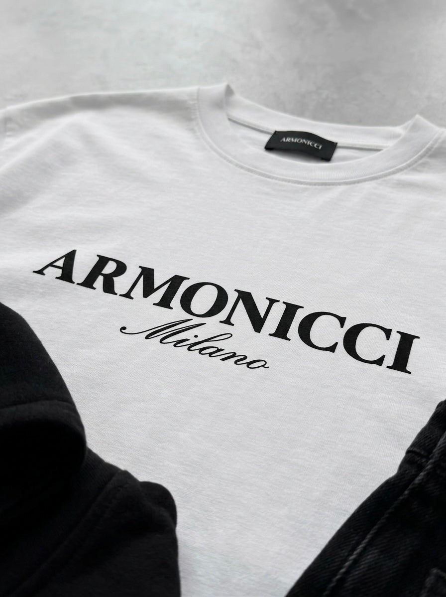Oversized Pure White Milano T-Shirt