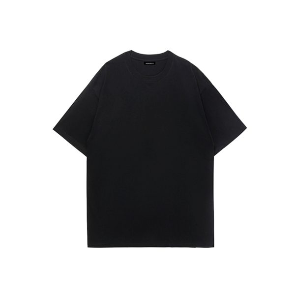 Heavyweight Oversized Minimal Black T-Shirt