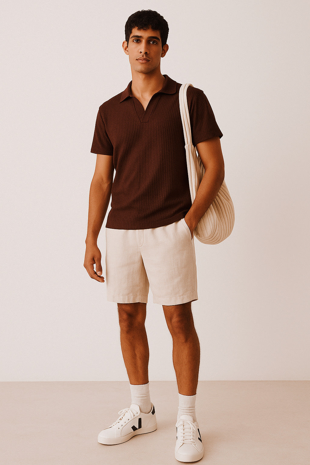 Vintage Sienna Knit Polo Shirt