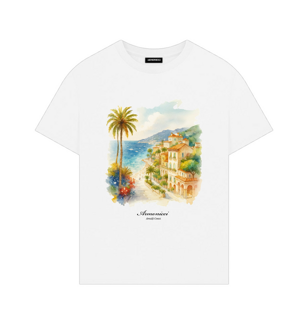 Amalfi Coast Print T-Shirt