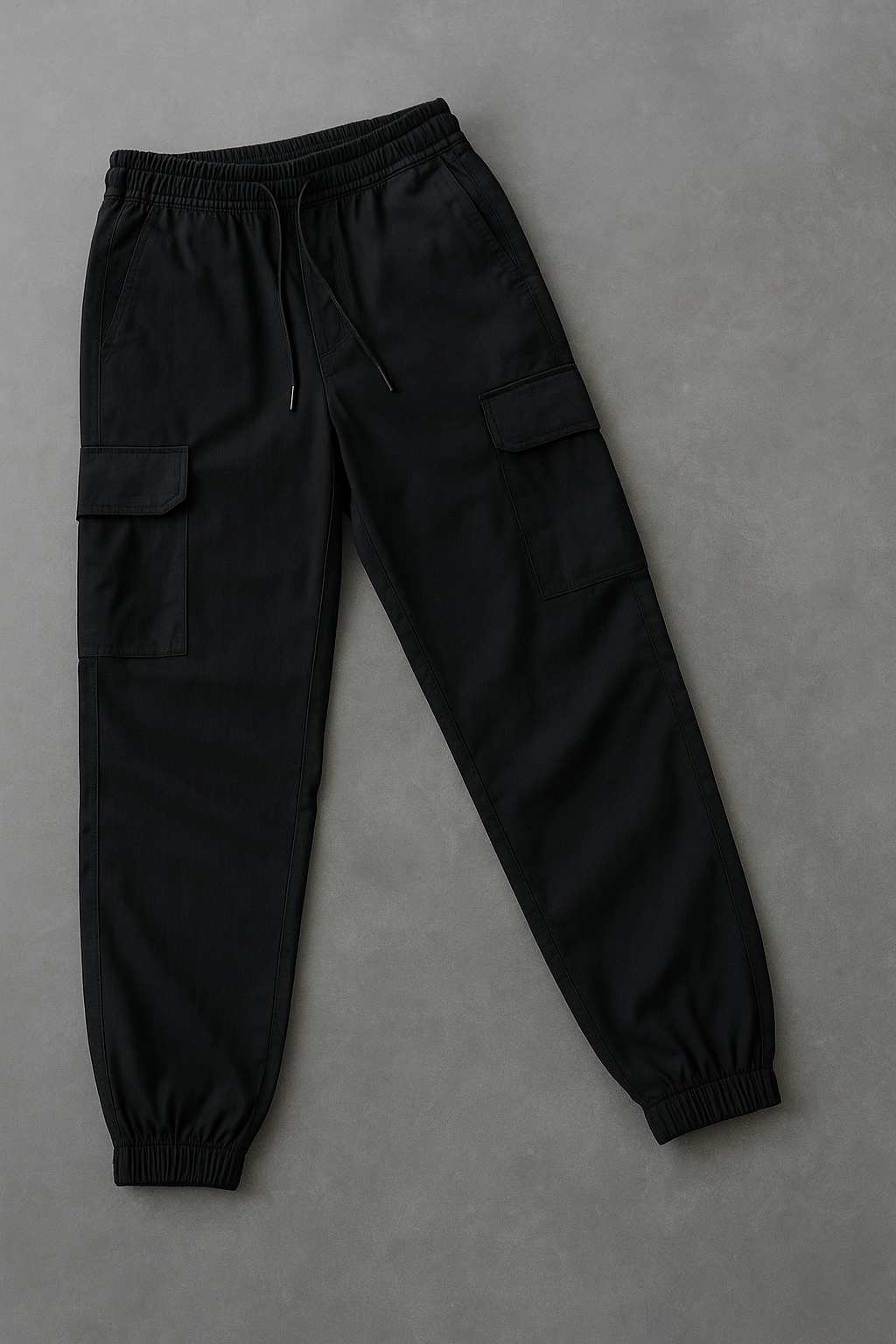 Black Technical Cargo Pants