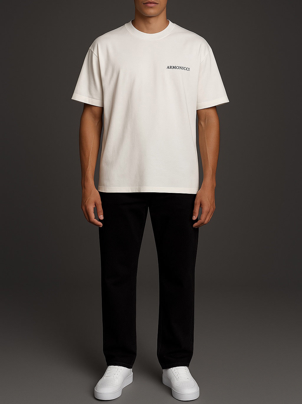 Oversized Pure White Original T-Shirt