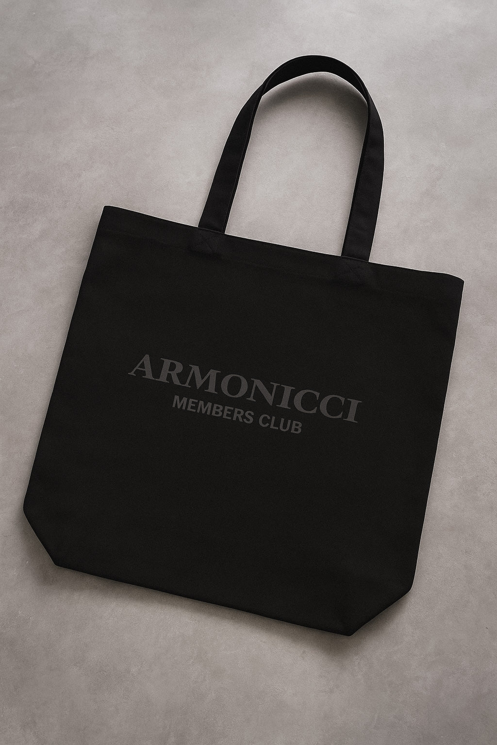 Matte Black Members Club Tote Bag