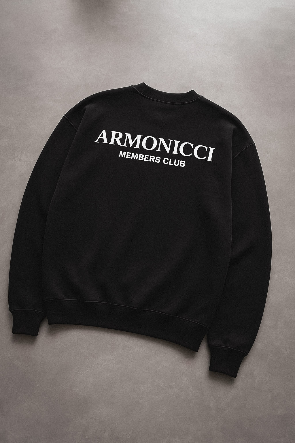 Heavyweight Jet Black Members Club Sweatshirt