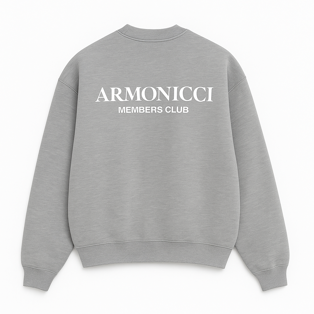 Heavyweight Athletic Grey Members Club Sweatshirt